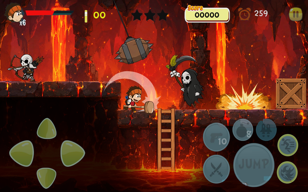Volcano level