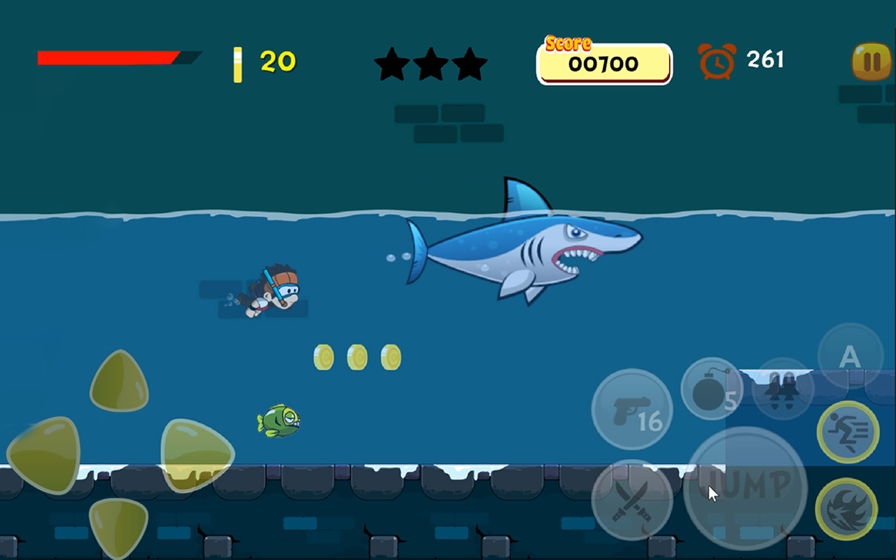 Underwater level